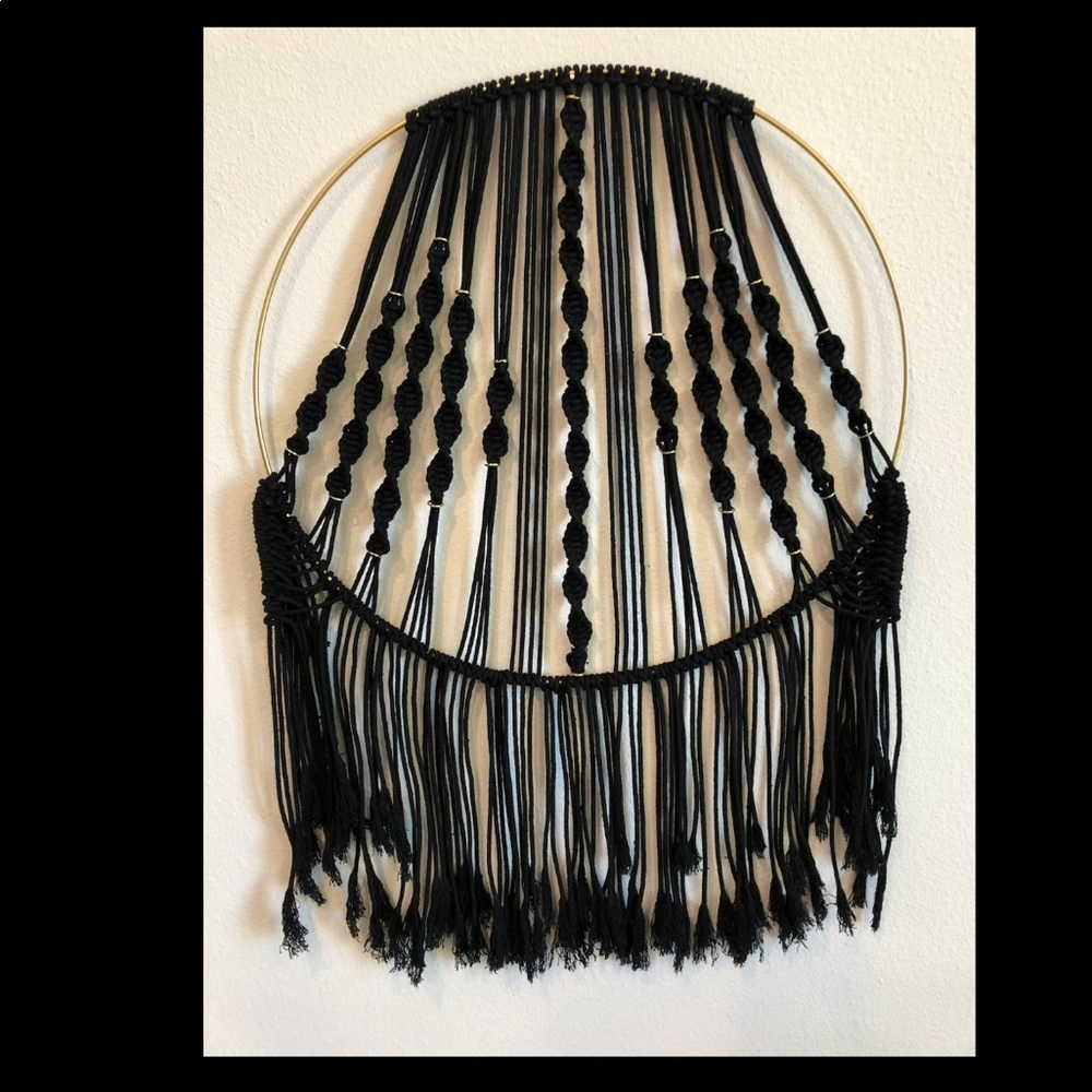 Custom macrame wall art
